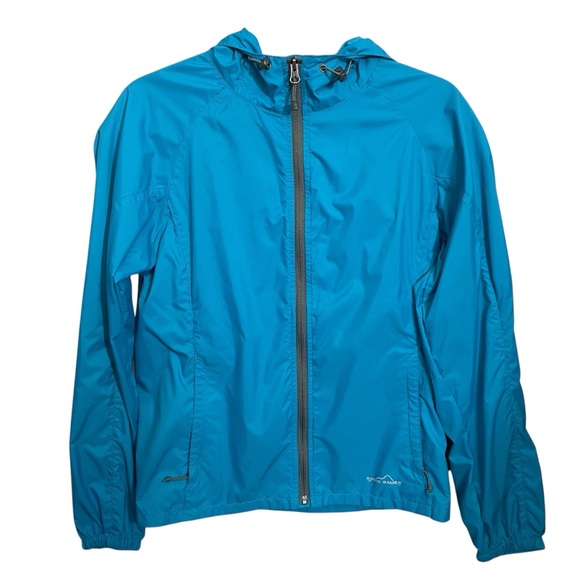 Eddie Bauer Jackets & Blazers - Eddie Bauer Jacket Womens Small Blue Packable Lightweight Vented Windbreaker